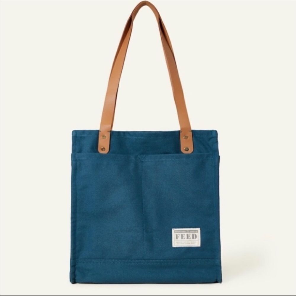 ‘Feed Projects’ To Feed Others Canvas Market Tote… - image 1